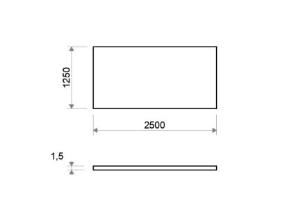 Blacha aluminiowa anodowa 1,5x1250x2500 - anodowanie 10 µm Natural + folia ochronna_2
