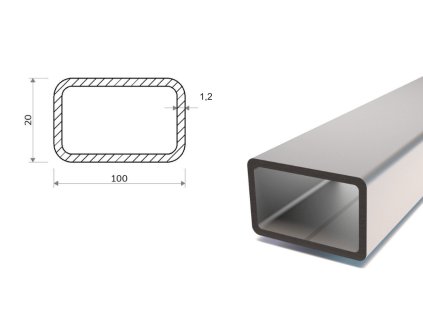 Profil stalowy ocynkowany 100x20x1,2
