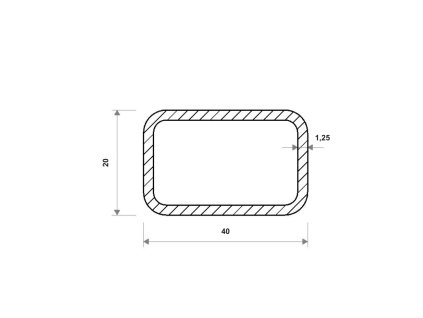 Profil stalowy ocynkowany 40x20x1,25_2