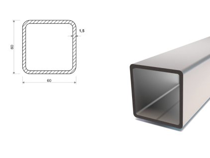 Profil stalowy ocynkowany 60x60x1,5