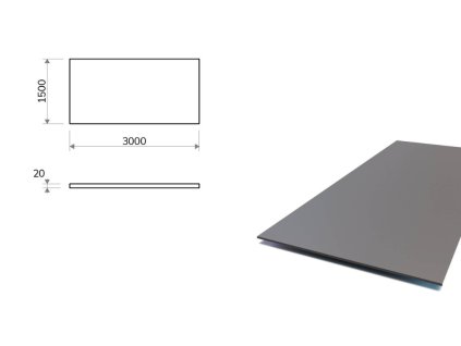 Blacha stalowa 1,5x3 m, grubość 20 mm_1