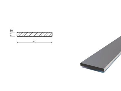 Płaskownik stalowy 45x10