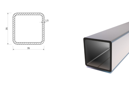 Profil stalowy 35x35x1,5