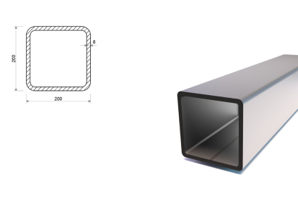 Profil stalowy 200x200x8