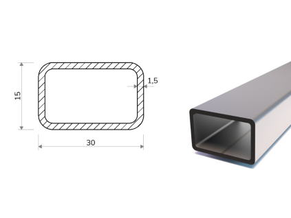 Profil stalowy 30x15x1,5