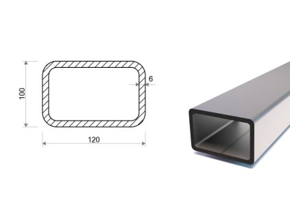 Profil stalowy 120x100x6