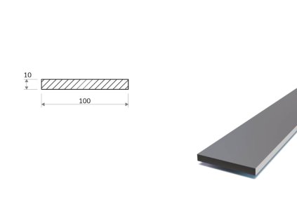 Płaskownik stalowy 100x10 (S355)