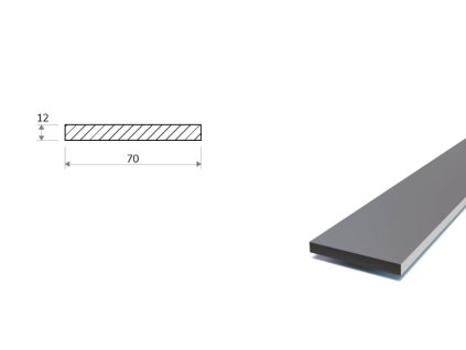 Płaskownik stalowy 70x12 (S355)
