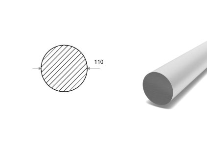 Pręt aluminiowy fi 110 mm (EN 7075)