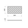 Blacha aluminiowa ryflowana 2,5x1250x2500 (EN 5754)_2