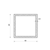 Profil aluminiowy 40x40x2,5 (EN 6060)_2