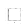 Profil aluminiowy 90x90x4 (EN 6060)_2