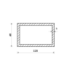 Profil aluminiowy 120x40x3 (EN 6060)_2
