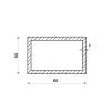 Profil aluminiowy 60x50x3 (EN 6060)_2
