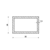 Profil aluminiowy 30x15x1,5 (EN 6060)_2