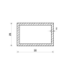 Profil aluminiowy 30x25x2 (EN 6060)_2
