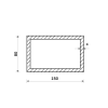 Profil aluminiowy 150x80x4 (EN 6060)_2