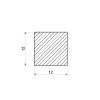 Kwadrat aluminiowy 12x12 mm (EN 6060)_2