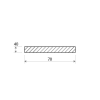 Płaskownik aluminiowy 70x40 (EN 6060)_2