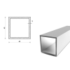 Profil aluminiowy 40x40x5 (EN 6060)