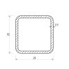 Profil stalowy ocynkowany 25x25x1,5_2