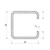Profil bramowy 30x30x10x2 - 6 000 mm_2