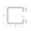 Profil bramowy 70x70x22,5x4 - 7 000 mm_2