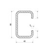 Profil bramowy 80x40x15x3 - 3 000 mm_2