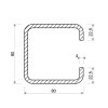 Profil bramowy 80x80x22,5x4 - 6 000 mm_2