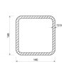 Profil stalowy 140x140x12,5 (S355)_2