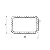 Profil stalowy 20x10x2_2