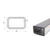 Profil stalowy 40x10x1,5