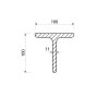 Teownik 100x100x11_2