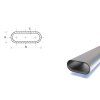 Rura stalowa owalna 50x30x1,5