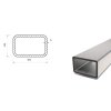 Profil stalowy 400x200x6 (S355)