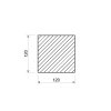 Kwadrat aluminiowy 120x120 mm (EN 6082)_2