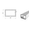 Profil aluminiowy 100x80x3 (EN 6060)