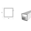 Profil aluminiowy 120x120x5 (EN 6060)