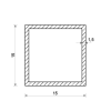 Profil aluminiowy 15x15x1,5 (EN 6060)_2