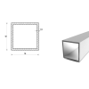 Profil aluminiowy 15x15x1,5 (EN 6060)
