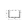 Profil aluminiowy 200x20x2 (EN 6060)_2