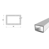 Profil aluminiowy 35x25x2 (EN 6060)