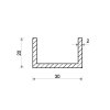 Ceownik aluminiowy 20x30x20x2_2