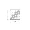 Kwadrat aluminiowy 20x20 mm (EN 6060)_2