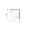 Kwadrat aluminiowy 30x30 mm (EN 6060)_2