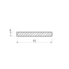 Płaskownik aluminiowy 15x5 (EN 6060)_2