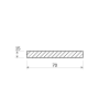 Płaskownik aluminiowy 70x15 (EN 6060)_2